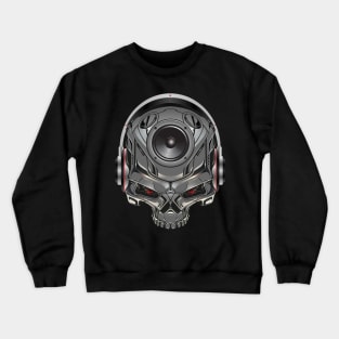 Bass Music Skull Crewneck Sweatshirt